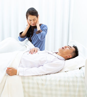 睡眠中の呼吸と体の反応