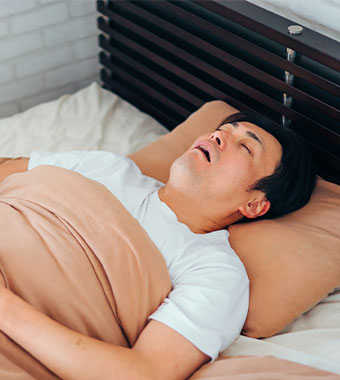 いびき・寝ている時に呼吸が止まる原因